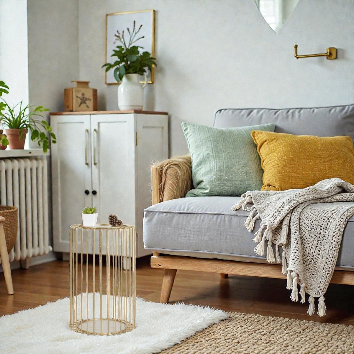 Metalkart Special The Noir Spindle End Table