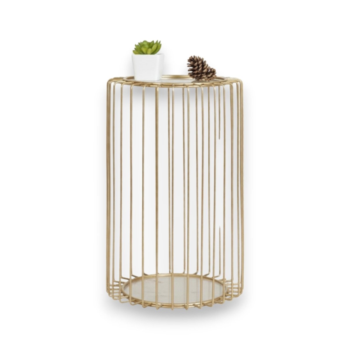 Metalkart Special The Noir Spindle End Table