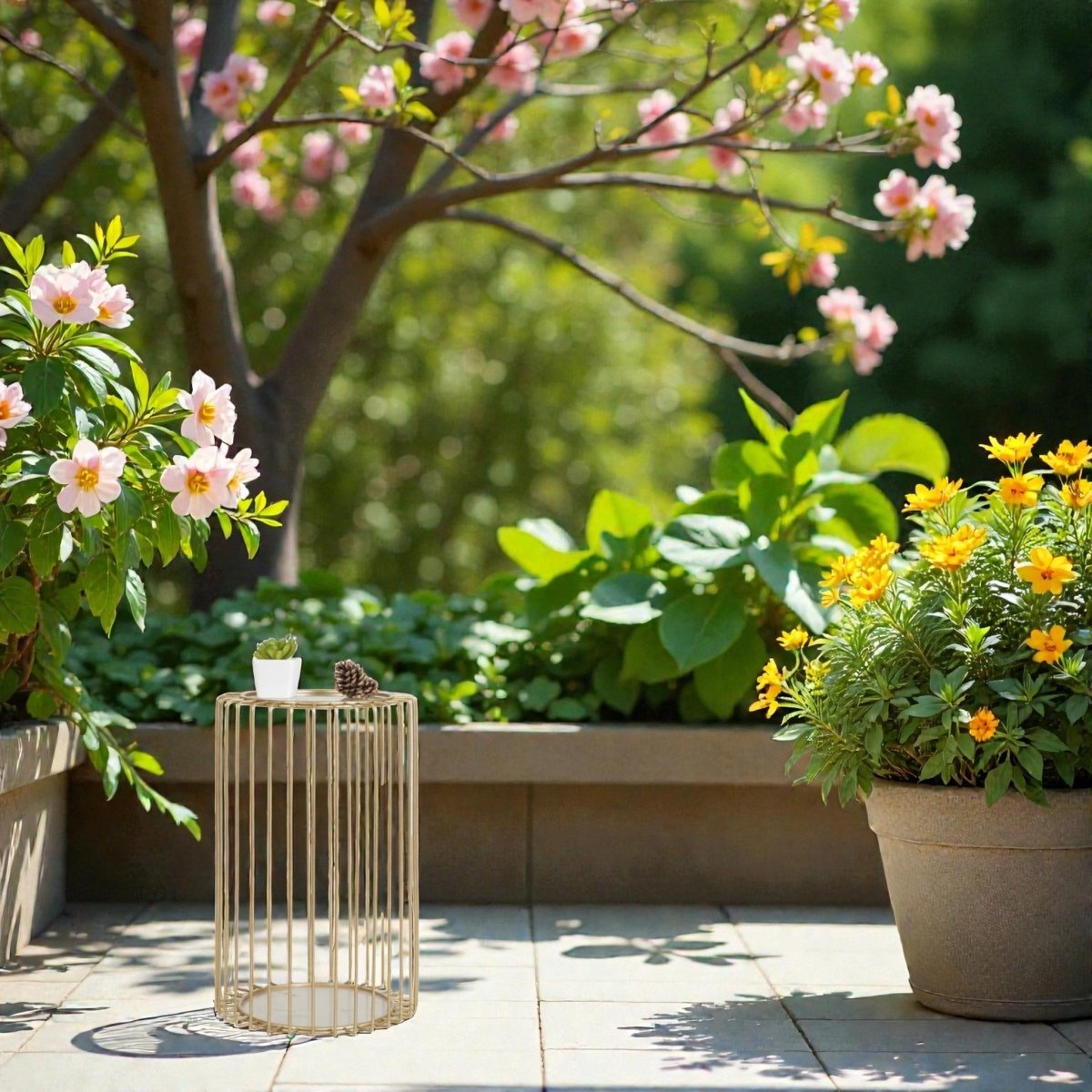 Metalkart Special The Noir Spindle End Table