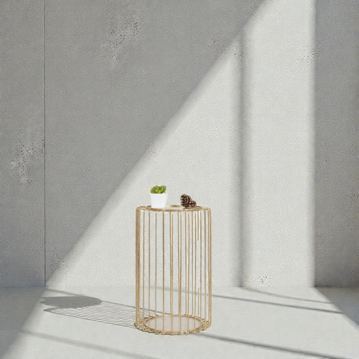 Metalkart Special The Noir Spindle End Table