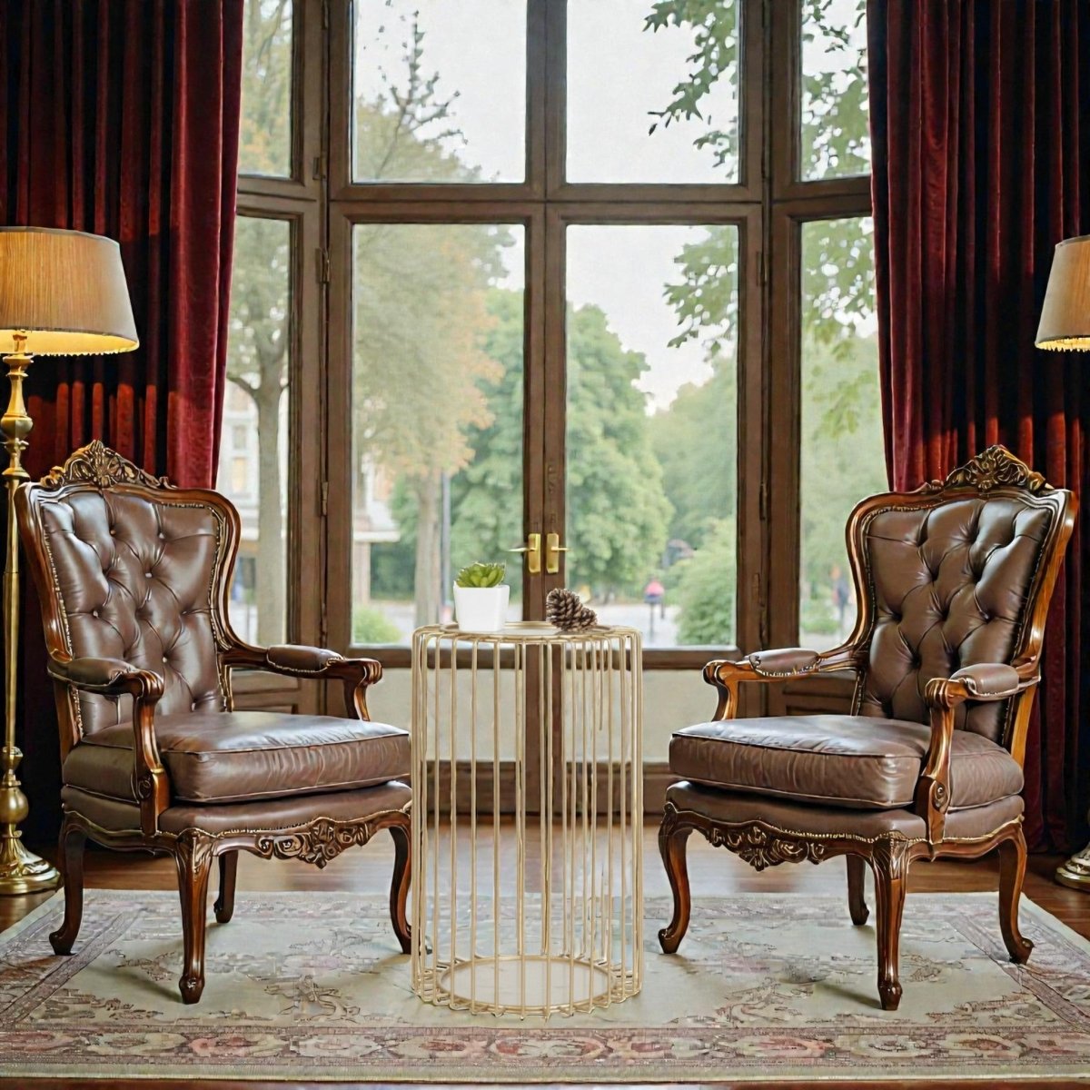 Metalkart Special The Noir Spindle End Table