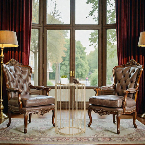 Metalkart Special The Noir Spindle End Table