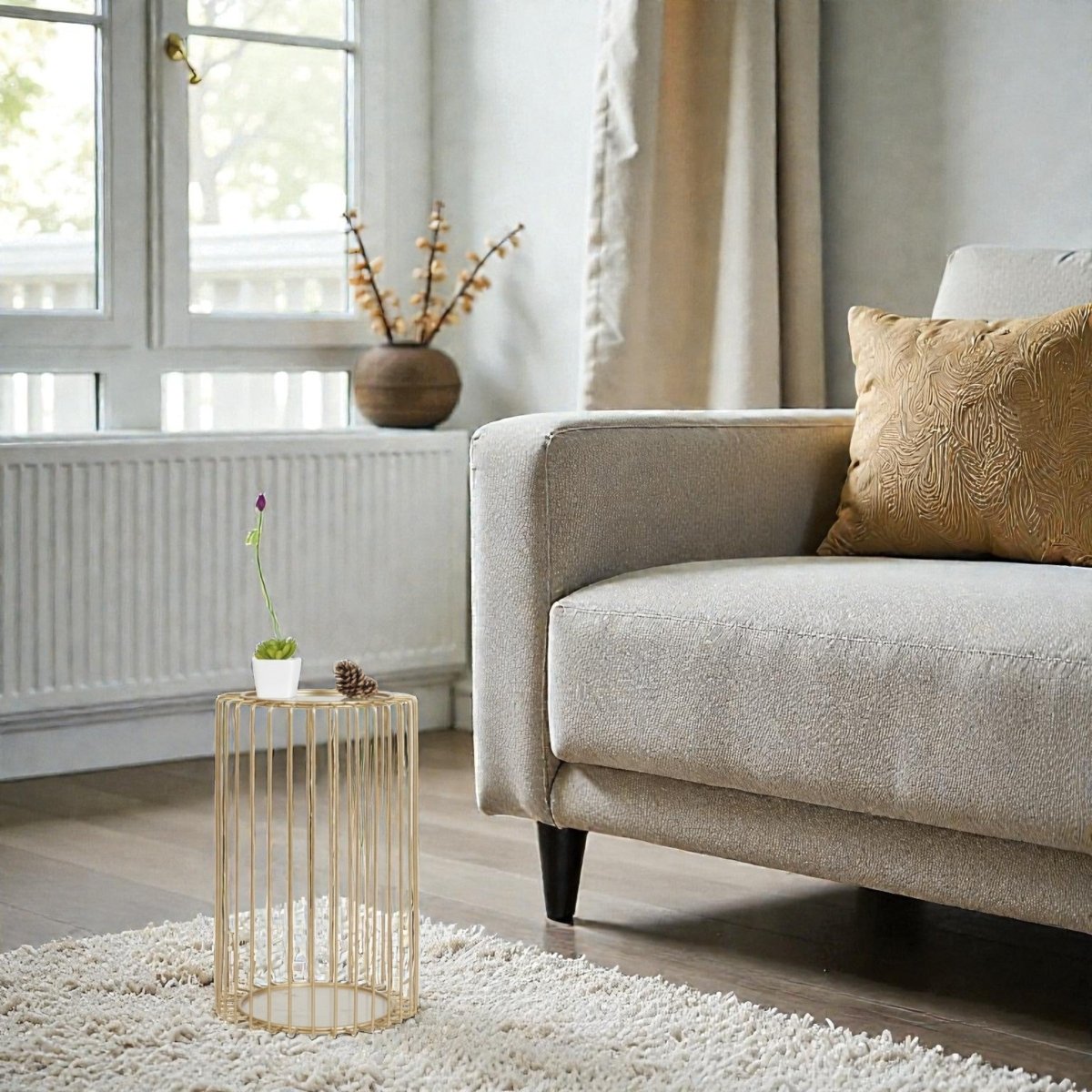 Metalkart Special The Noir Spindle End Table