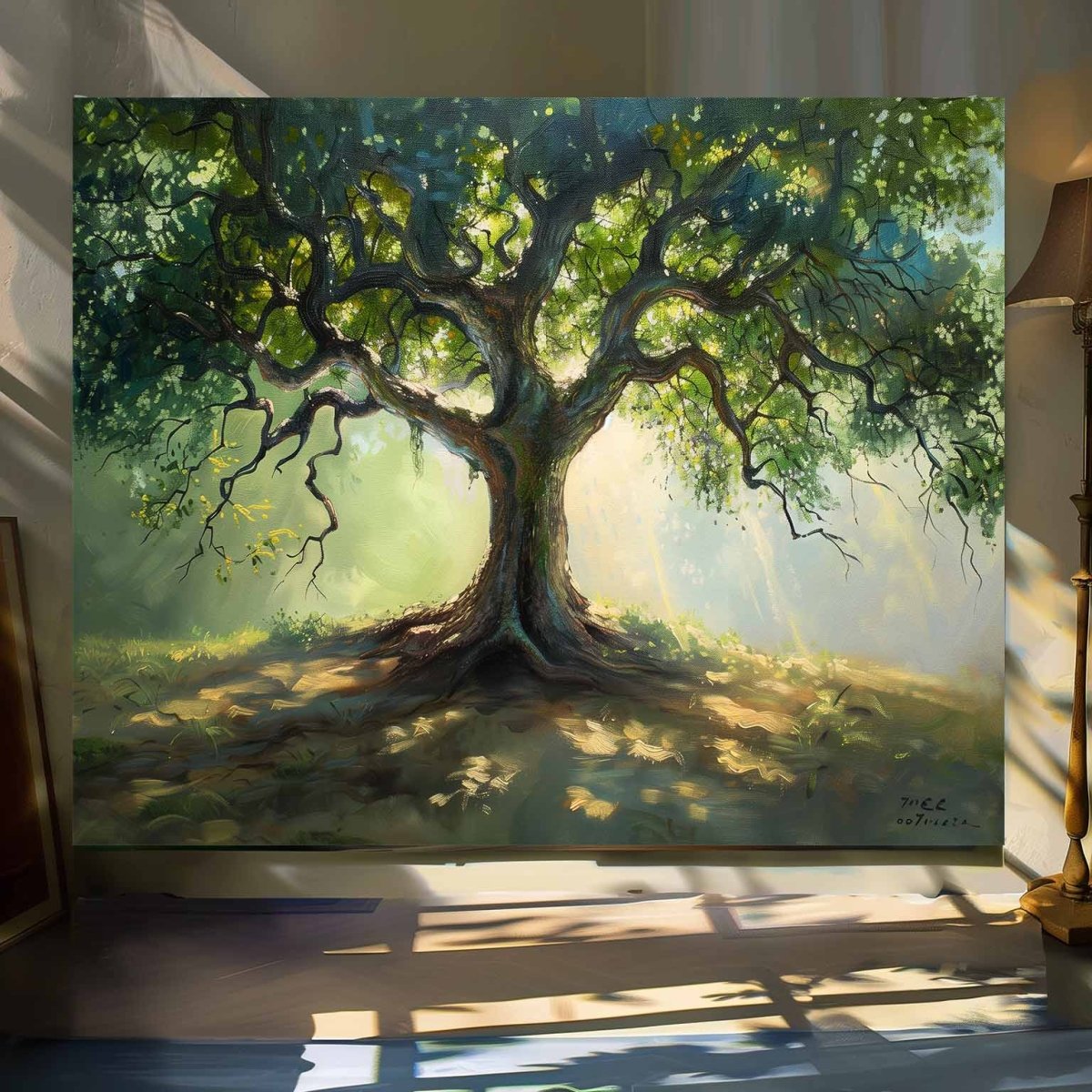 Metalkart Special The Tree Of Life Canvas Wall Art (36 x 24 Inches)