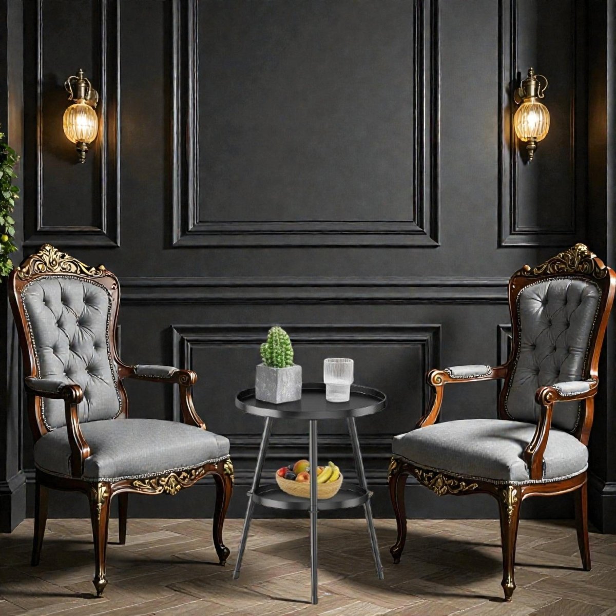 Metalkart Special Tri - Leg Balcony Snack Table