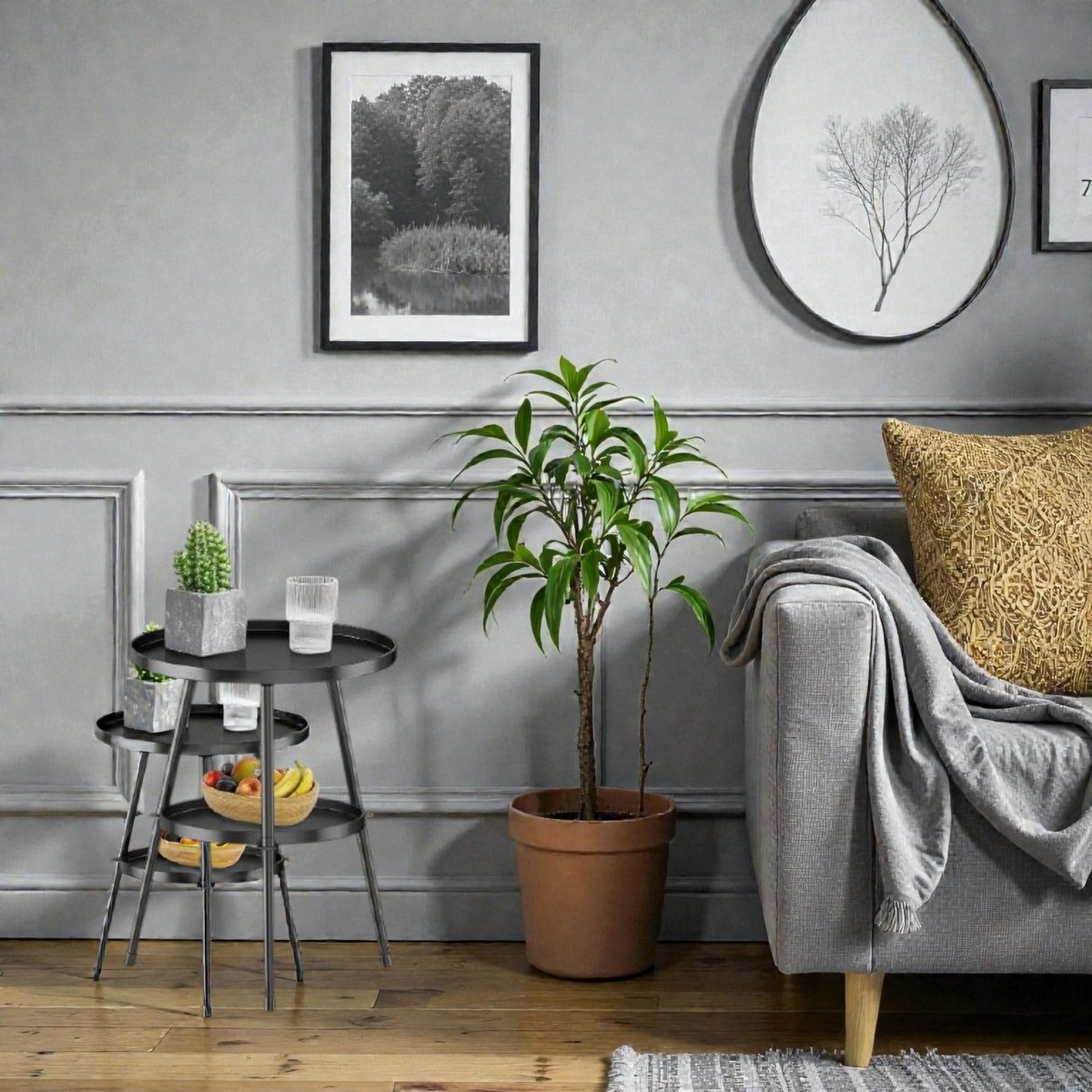 Metalkart Special Tri - Leg Balcony Snack Table