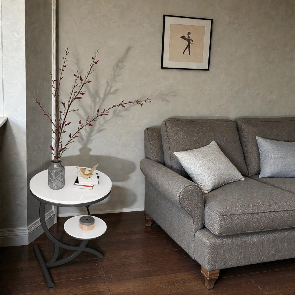 Metalkart Special Two - Tier High - Gloss Side Table