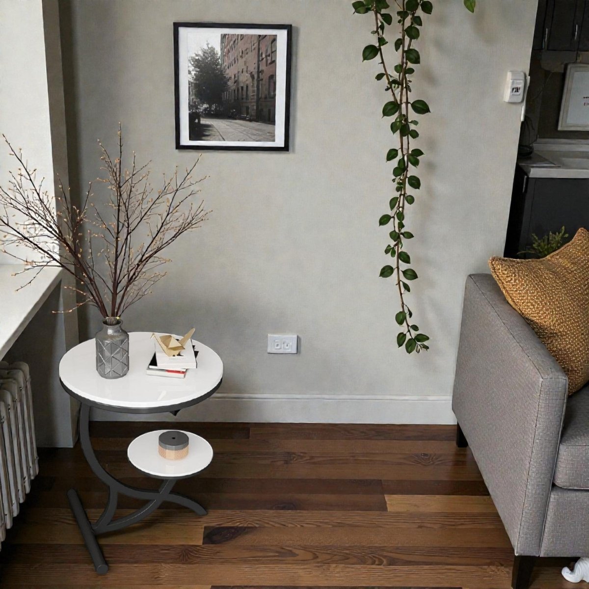 Metalkart Special Two - Tier High - Gloss Side Table