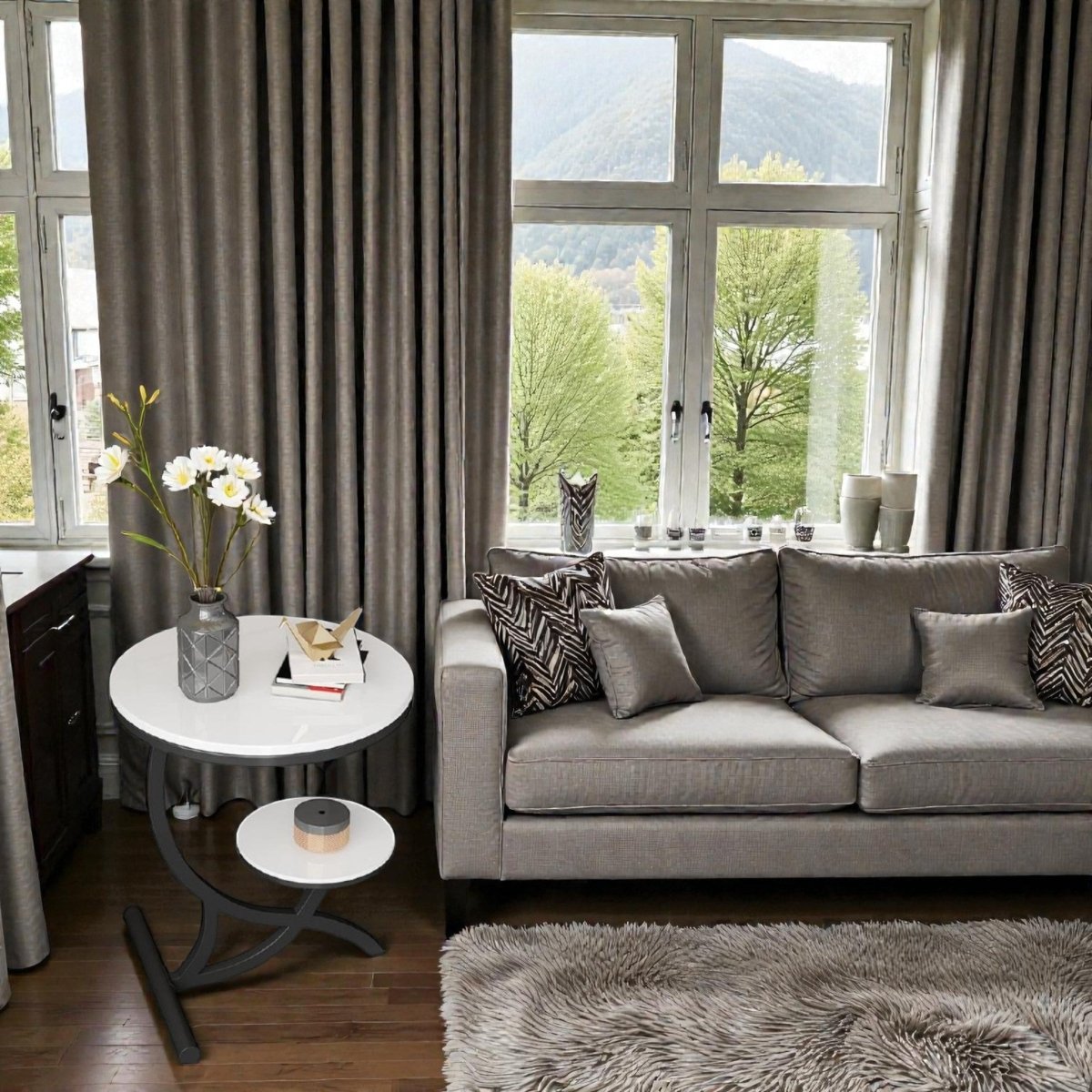 Metalkart Special Two - Tier High - Gloss Side Table