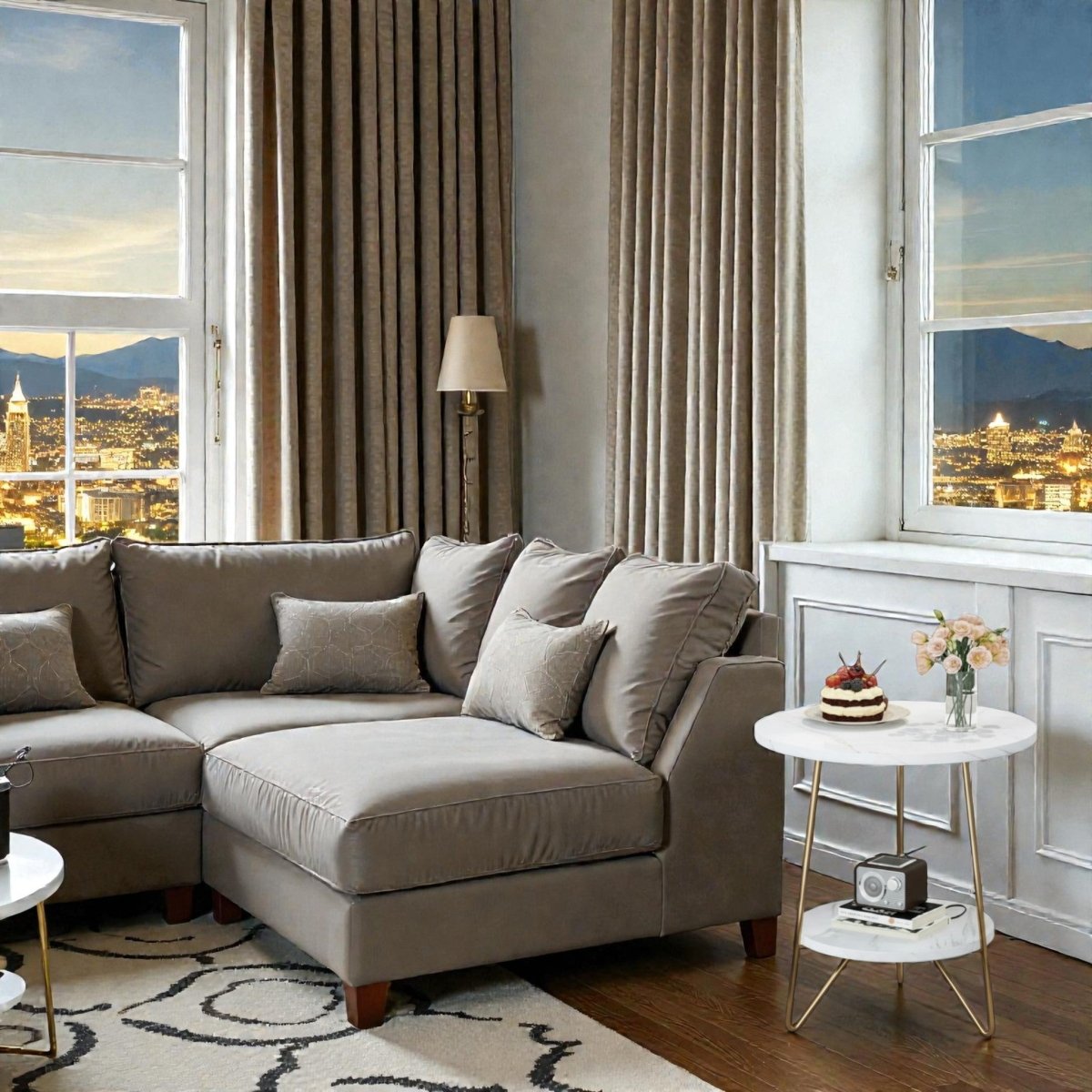 Metalkart Special Vera Hairpin Leg Nightstand with Open Shelving