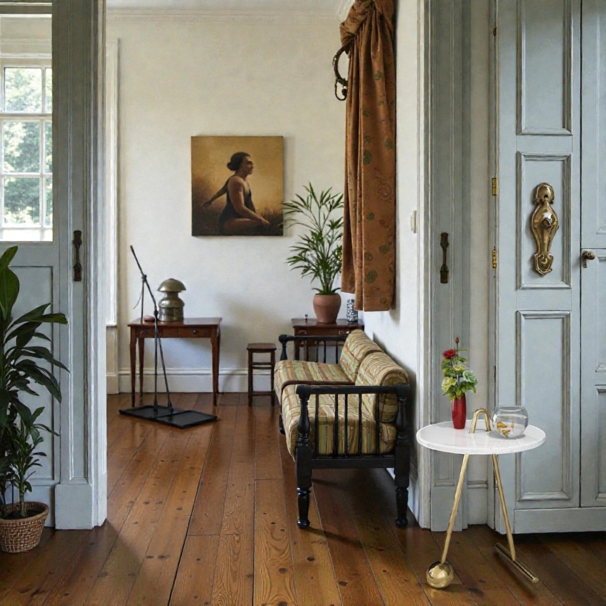 Metallic Circe Glamour Storage SS Table