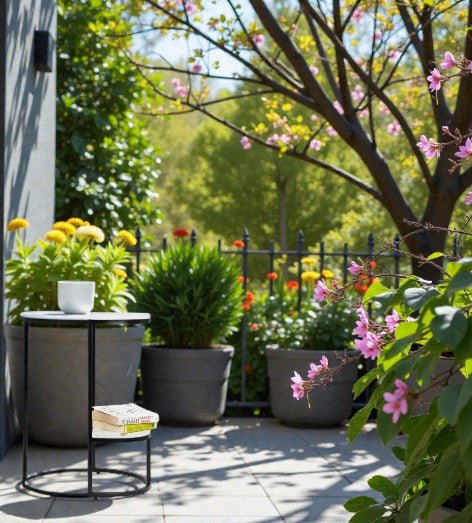 Metallic Lumiere Sofa End Table