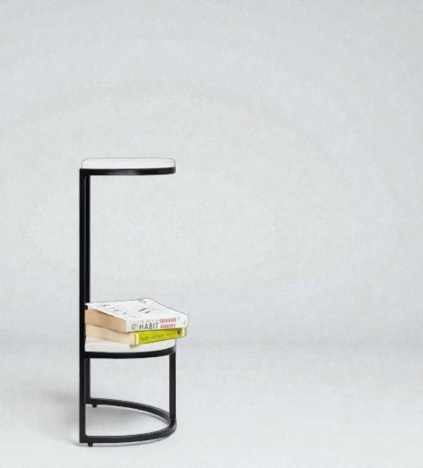 Metallic Lumiere Sofa End Table