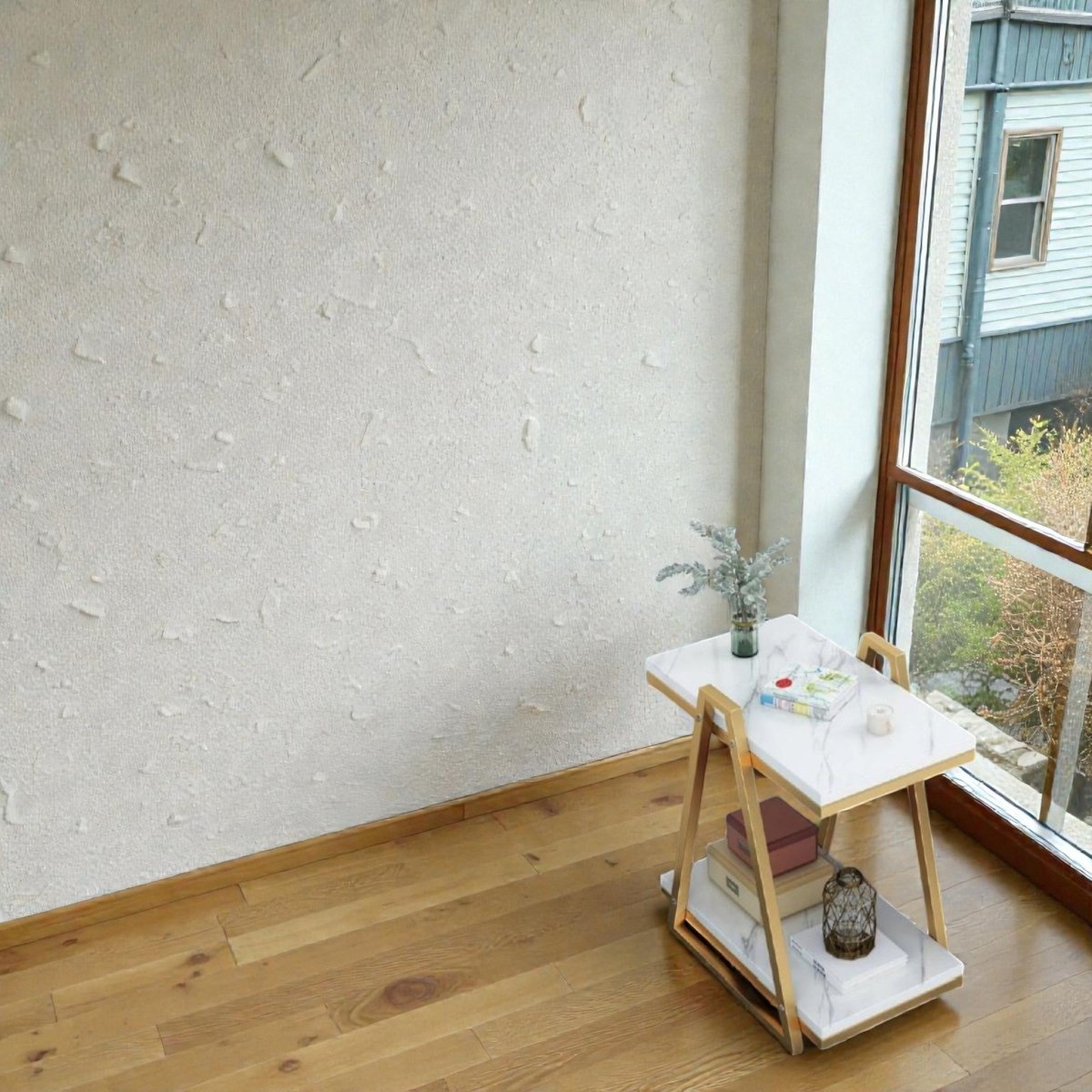 Metallic Luxe Slanted Side Sofa Table