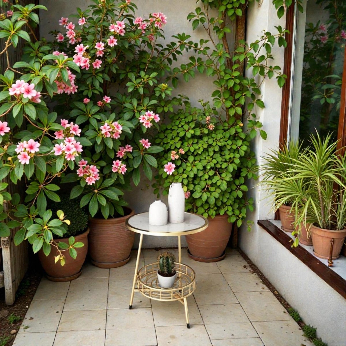 Metallic Luxembourg Modern Accent Table