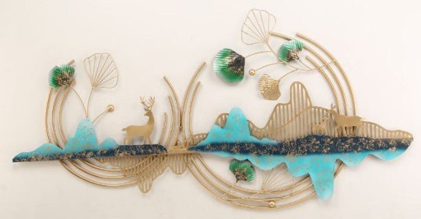 Metallic Nature Wall Art (48 x 23 Inches)