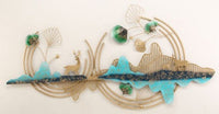 Thumbnail for Metallic Nature Wall Art (48 x 23 Inches)