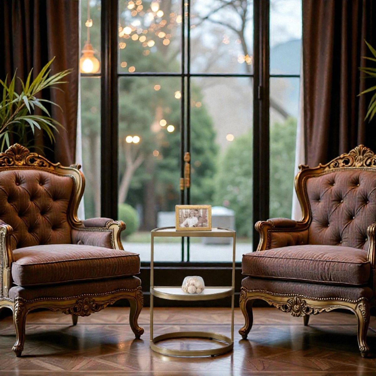 Metallic Sofa C - Table