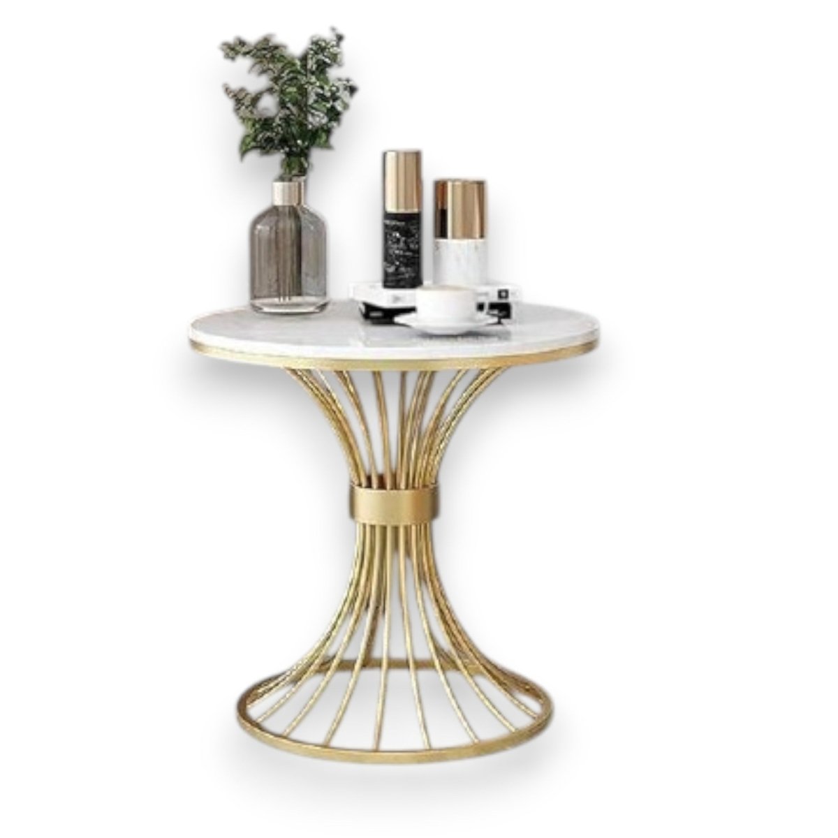 Metallic The Auric Cage Side Table