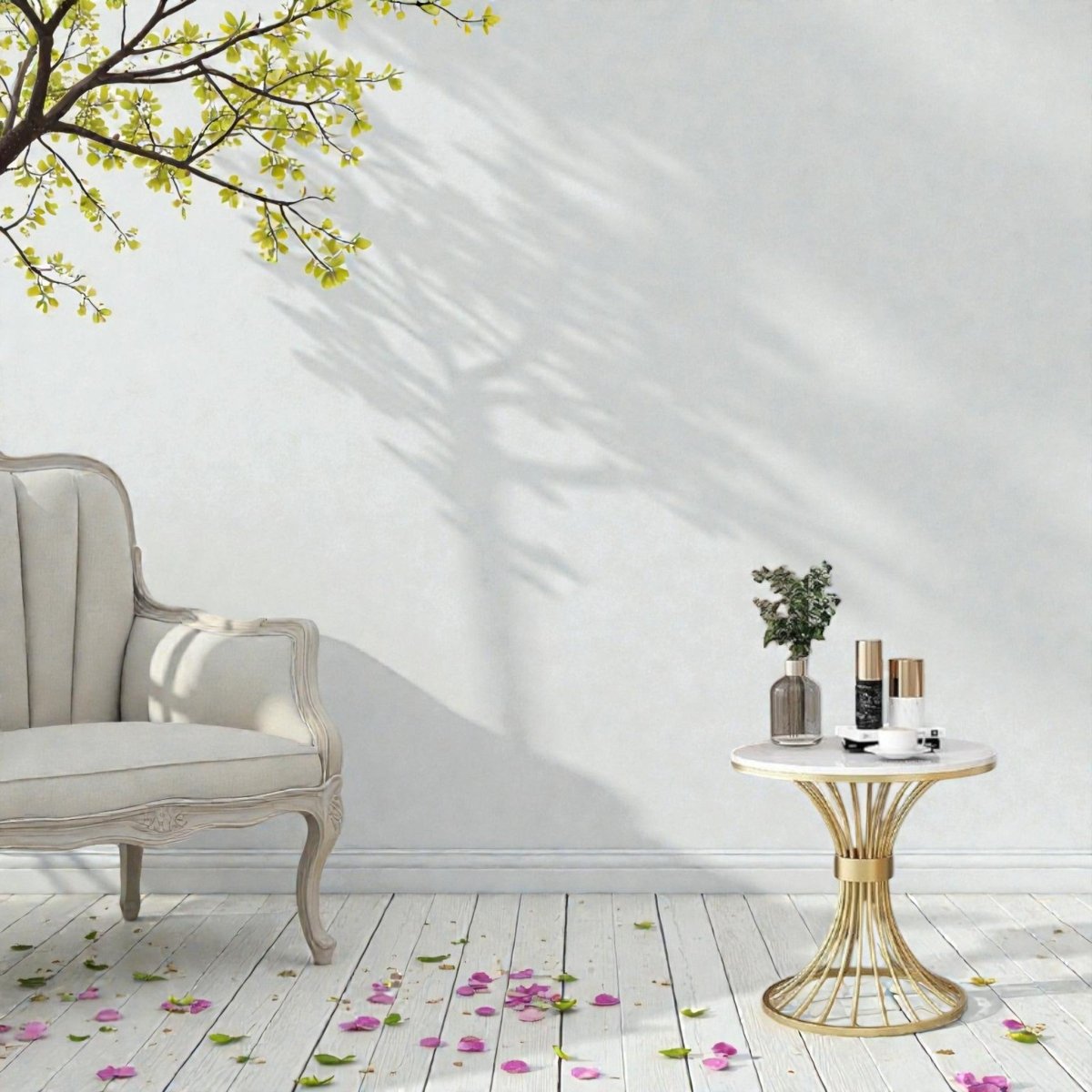 Metallic The Auric Cage Side Table