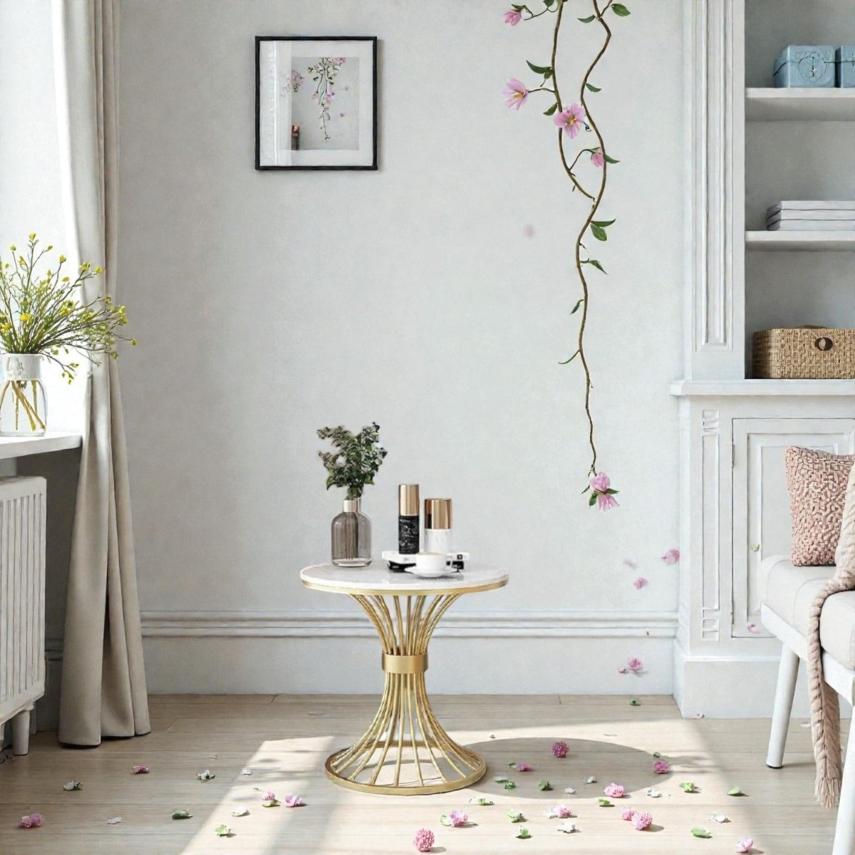 Metallic The Auric Cage Side Table