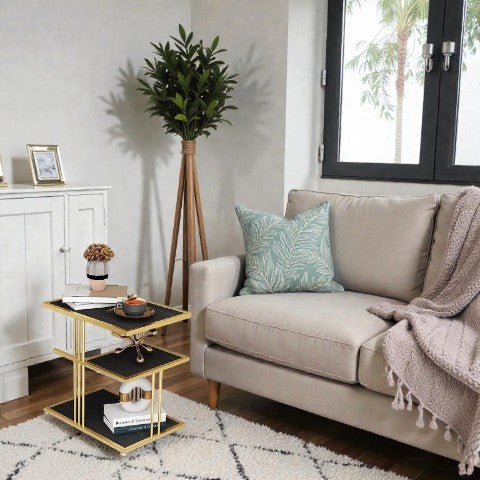 Metallic The Z - Stack Luxe Nightstand