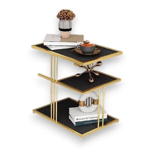 Metallic The Z - Stack Luxe Nightstand