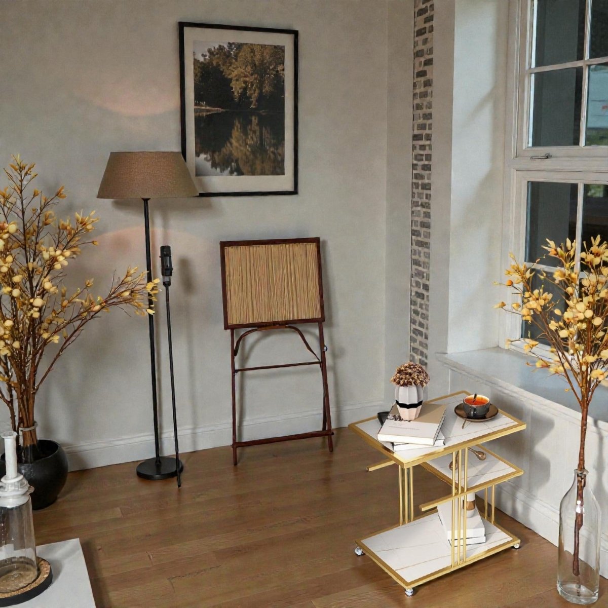 Metallic The Z - Stack Luxe Nightstand