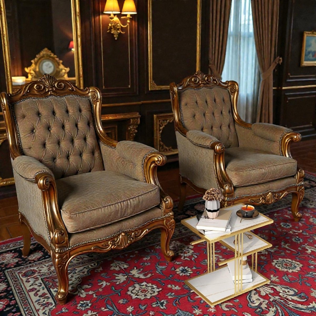 Metallic The Z - Stack Luxe Nightstand