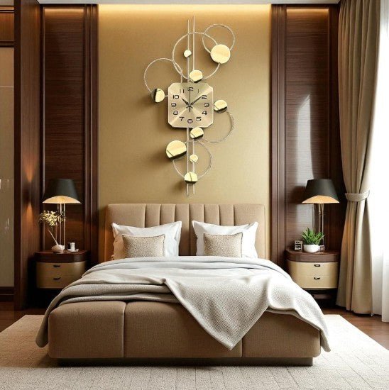 Metropolitan" Luxury Wall Clock (36 x 20 Inches)