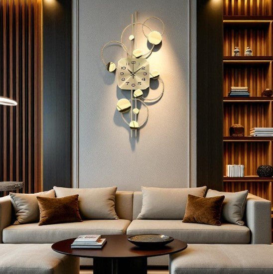 Metropolitan" Luxury Wall Clock (36 x 20 Inches)