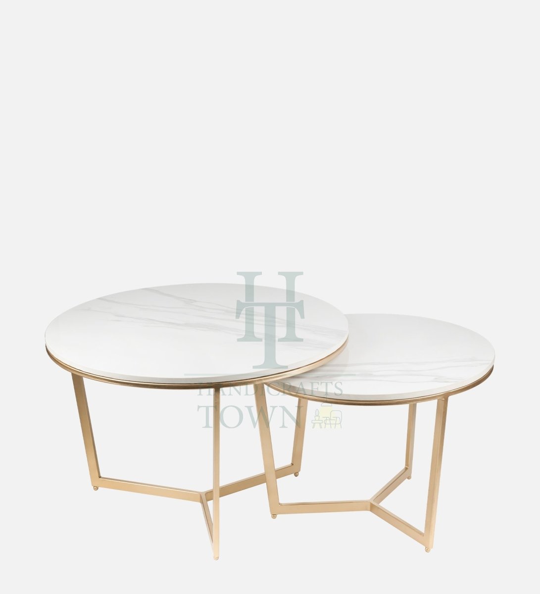 Mid - Century Modern Round Nesting Tables