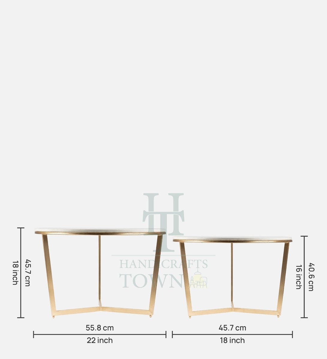 Mid - Century Modern Round Nesting Tables