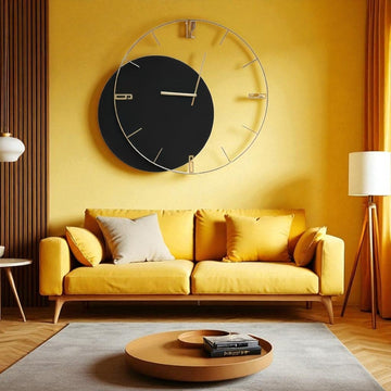 Mid - Century Modern Timepiece (22 x 20.5 Inches)