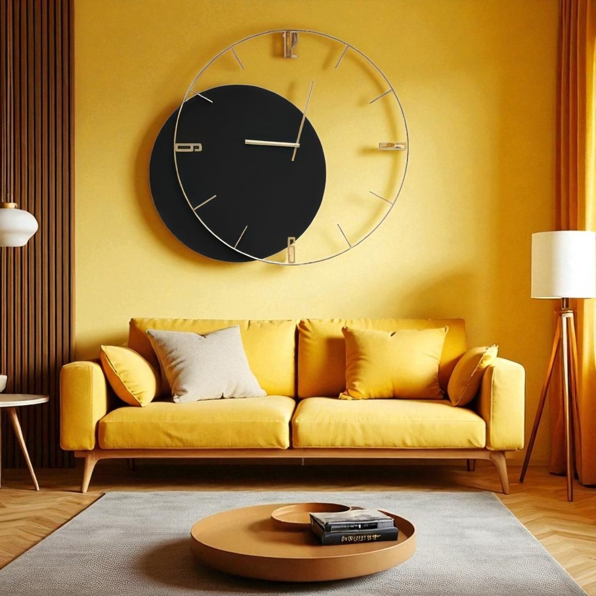 Mid - Century Modern Timepiece (22 x 20.5 Inches)