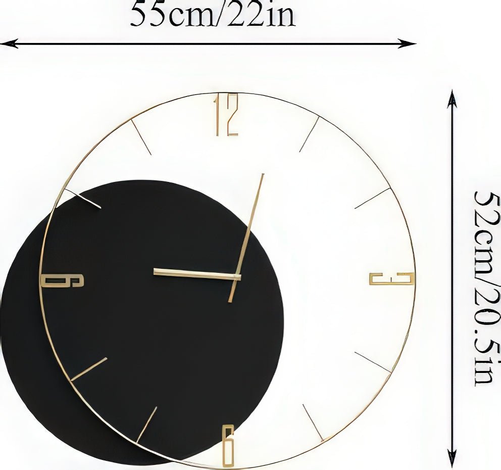 Mid - Century Modern Timepiece (22 x 20.5 Inches)