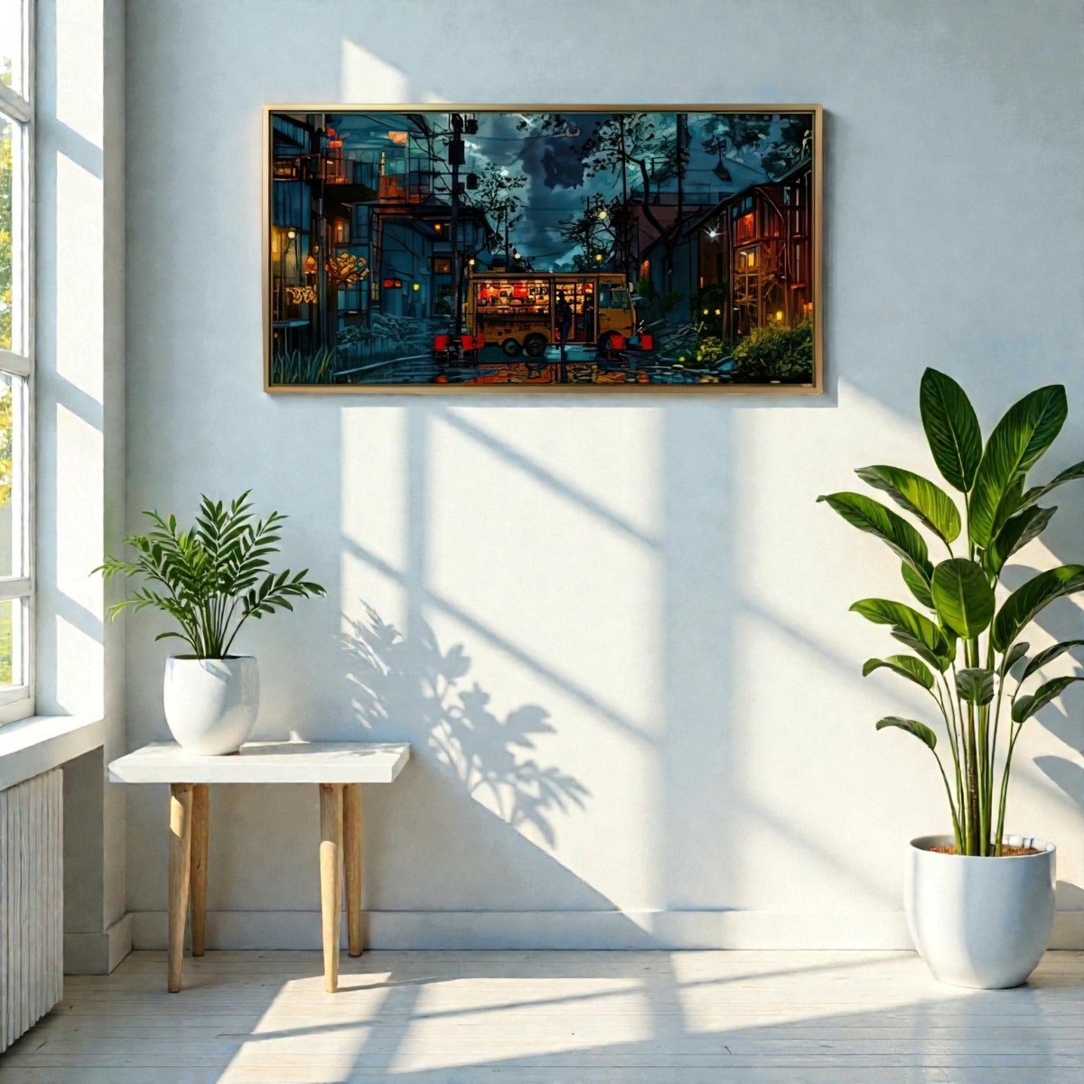 Midnight Munchies: The Glow of the Yellow Food Truck