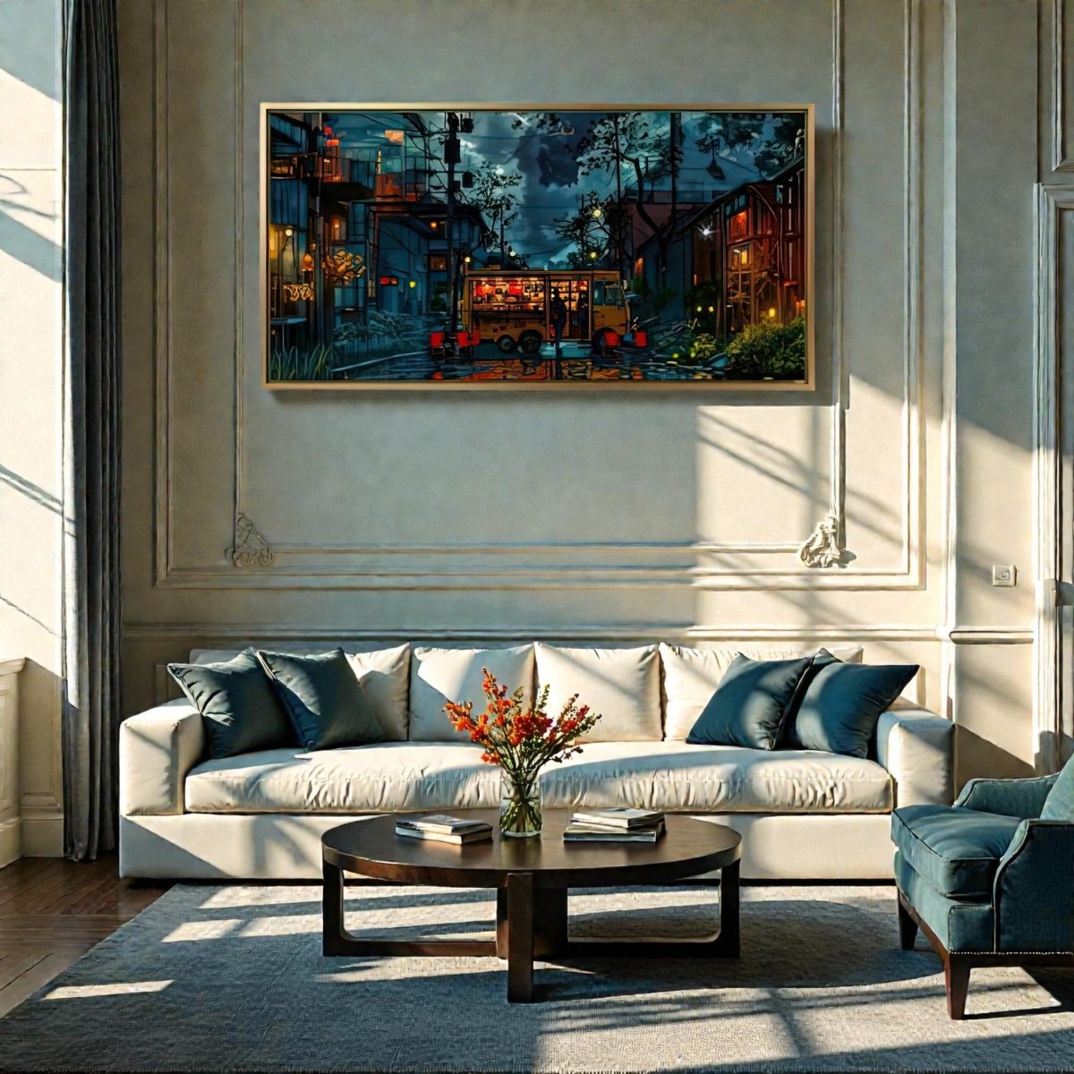 Midnight Munchies: The Glow of the Yellow Food Truck