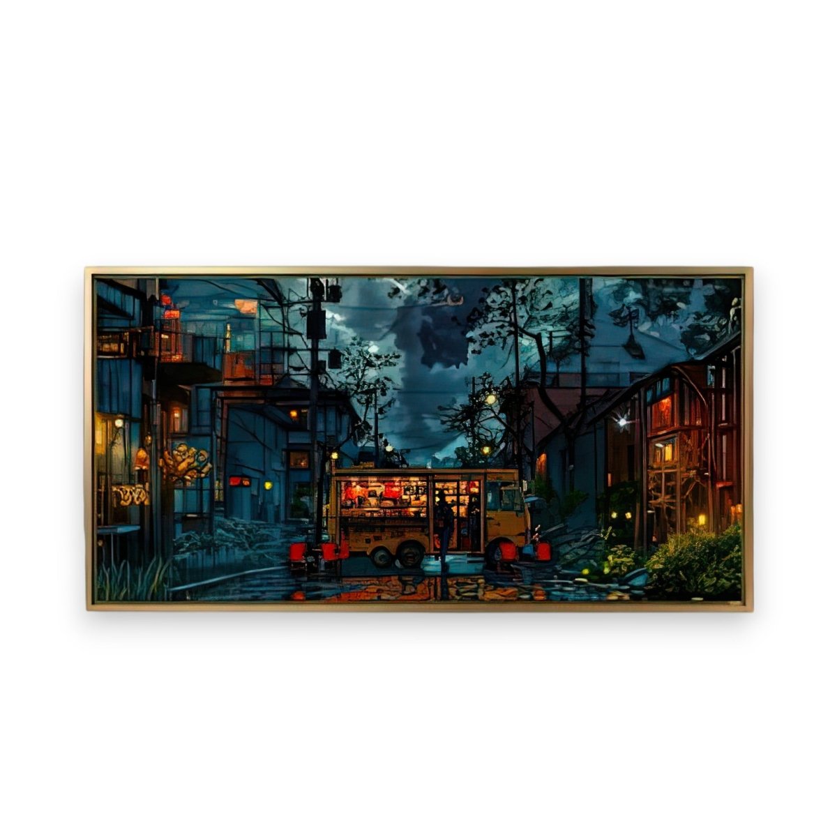 Midnight Munchies: The Glow of the Yellow Food Truck