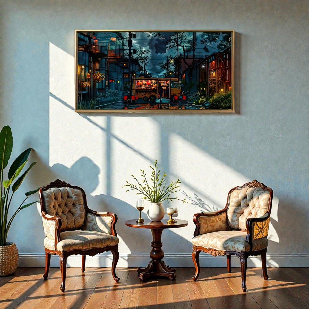 Midnight Munchies: The Glow of the Yellow Food Truck