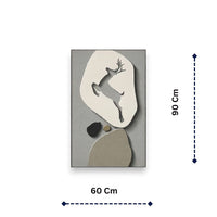 Thumbnail for Minimalist Nature Stone & Deer Wall Decor (60 x 90 CM)