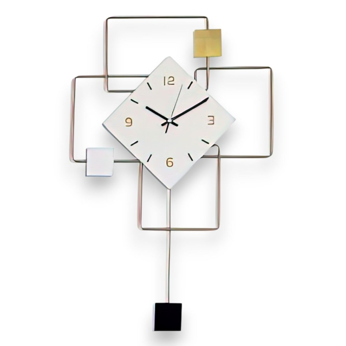 Modern Apex Accent Clock (28 x 17 Inches)