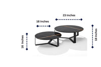 Thumbnail for Modern Black Marble Coffee Table Set