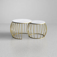 Thumbnail for Modern Glam Space - Saving Round Nesting Coffee Tables