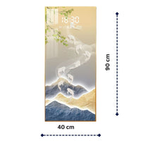 Thumbnail for Modern Illuminated Abstract Fish Landscape Timepiece Decor (40 x 90 CM)