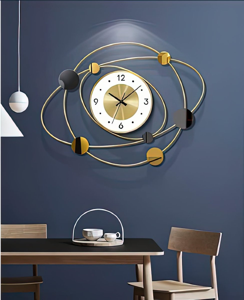 Modern Oblique Wall Clock (26.3 x 19.6 Inches)