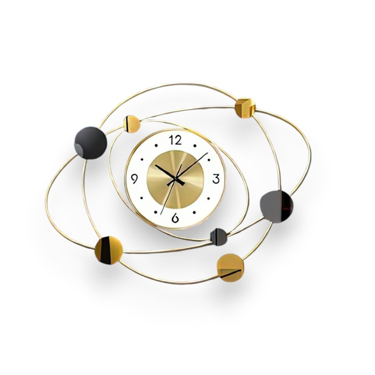Modern Oblique Wall Clock (26.3 x 19.6 Inches)