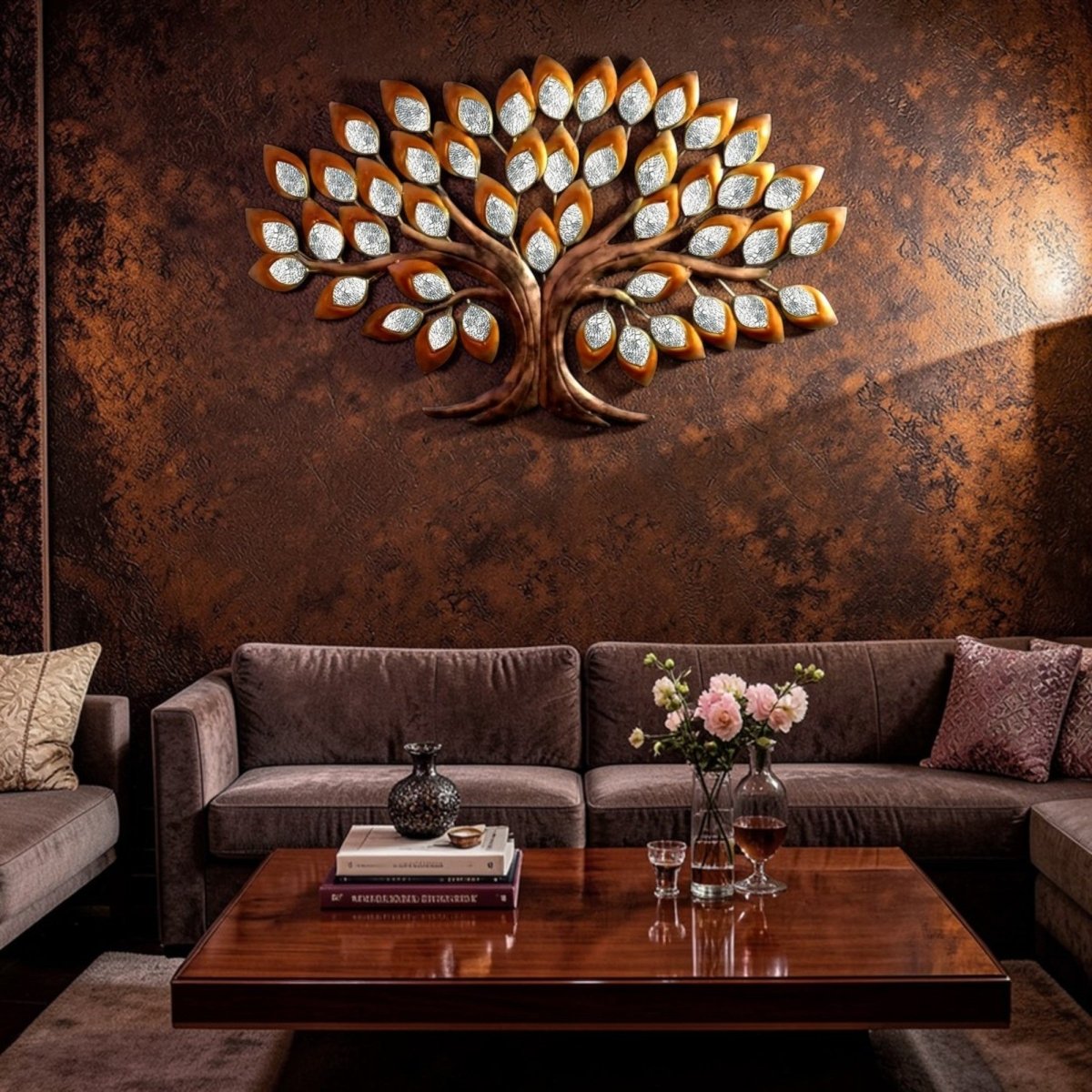 MOSAIC TREE WALL DECOR (26 x 43 Inches)