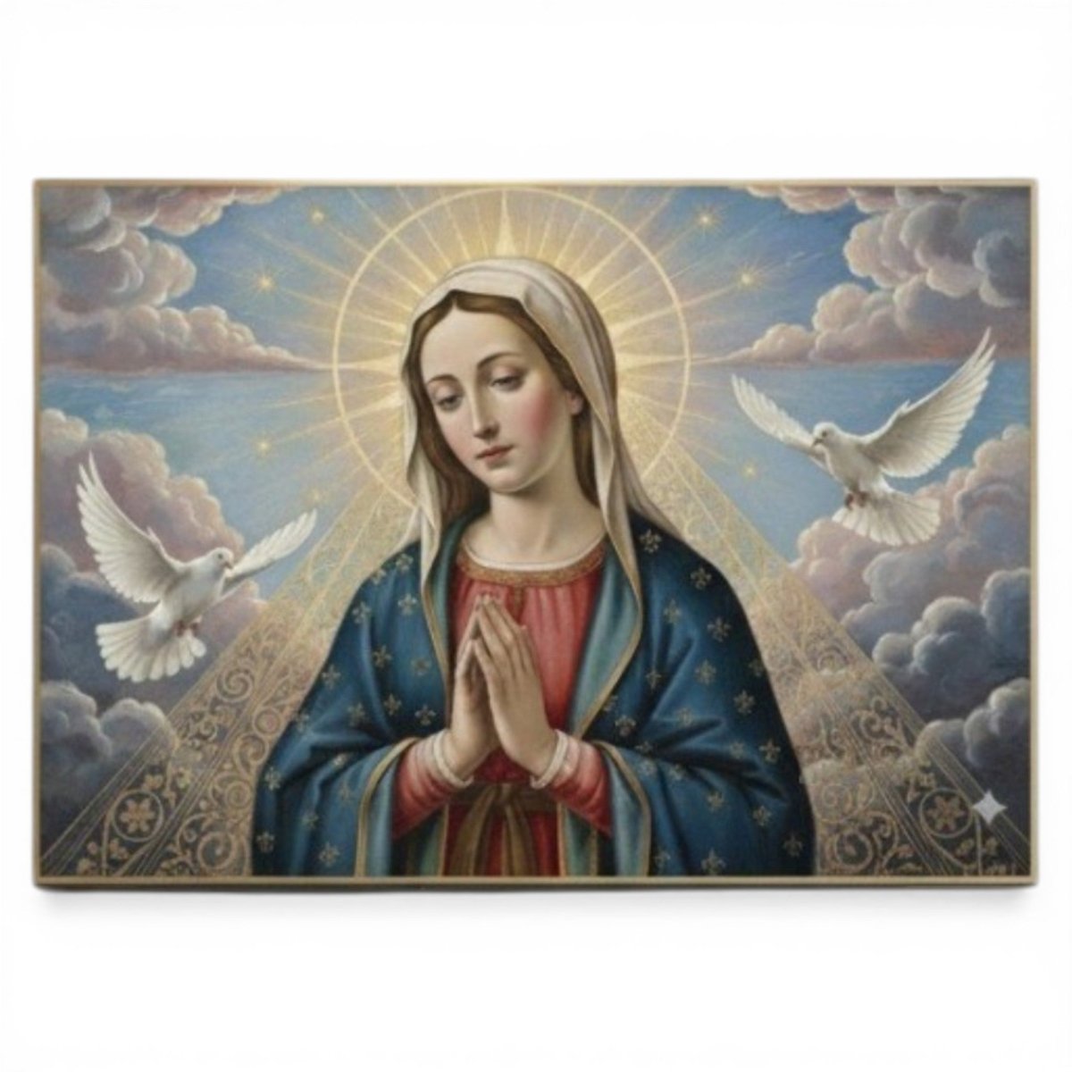 Mother Mary: Immaculate Karuna: The Radiant Virgin of Divine Mercy