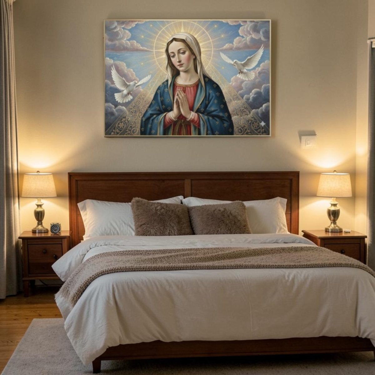 Mother Mary: Immaculate Karuna: The Radiant Virgin of Divine Mercy